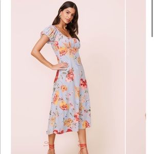 ASTR the label Donna midi floral dress
